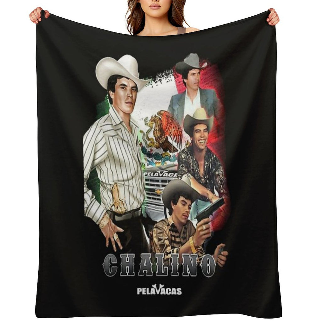 Chalino Mexican Singer #07 Shrink-resistant Throw Blanket