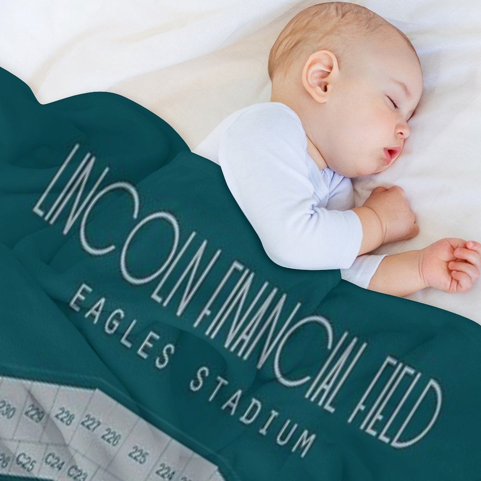Philadelphia Eagles Lincoln Financial Field Stadium Poster Print Shrink-resistant Throw Blanket