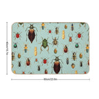 Antique Pattern - Beetles And Bugs  Multi-Purpose Bath Mat