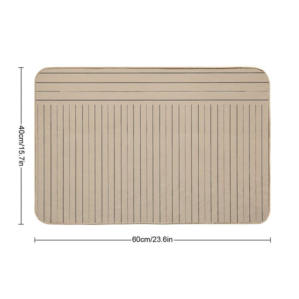 Ruler Pattern  Pet-Safe Bath Mat