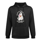 Go Ahead, Tell My Dad Whats He Gonna Do Haunt Me Adjustable Hood Hoodie