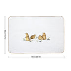 Marmot Family  Slip-Resistant Bath Mat