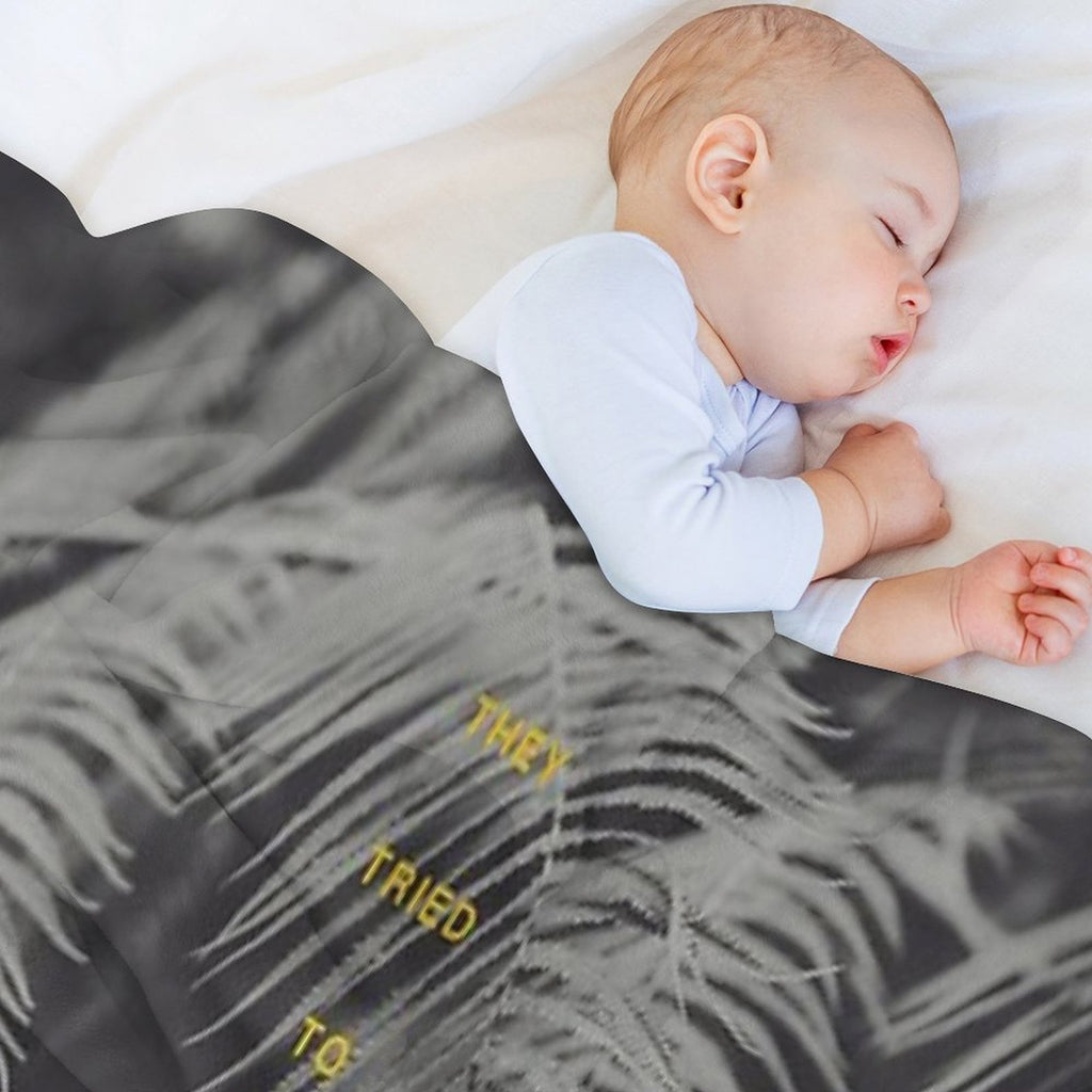 Bury Us Wrinkle-free Throw Blanket