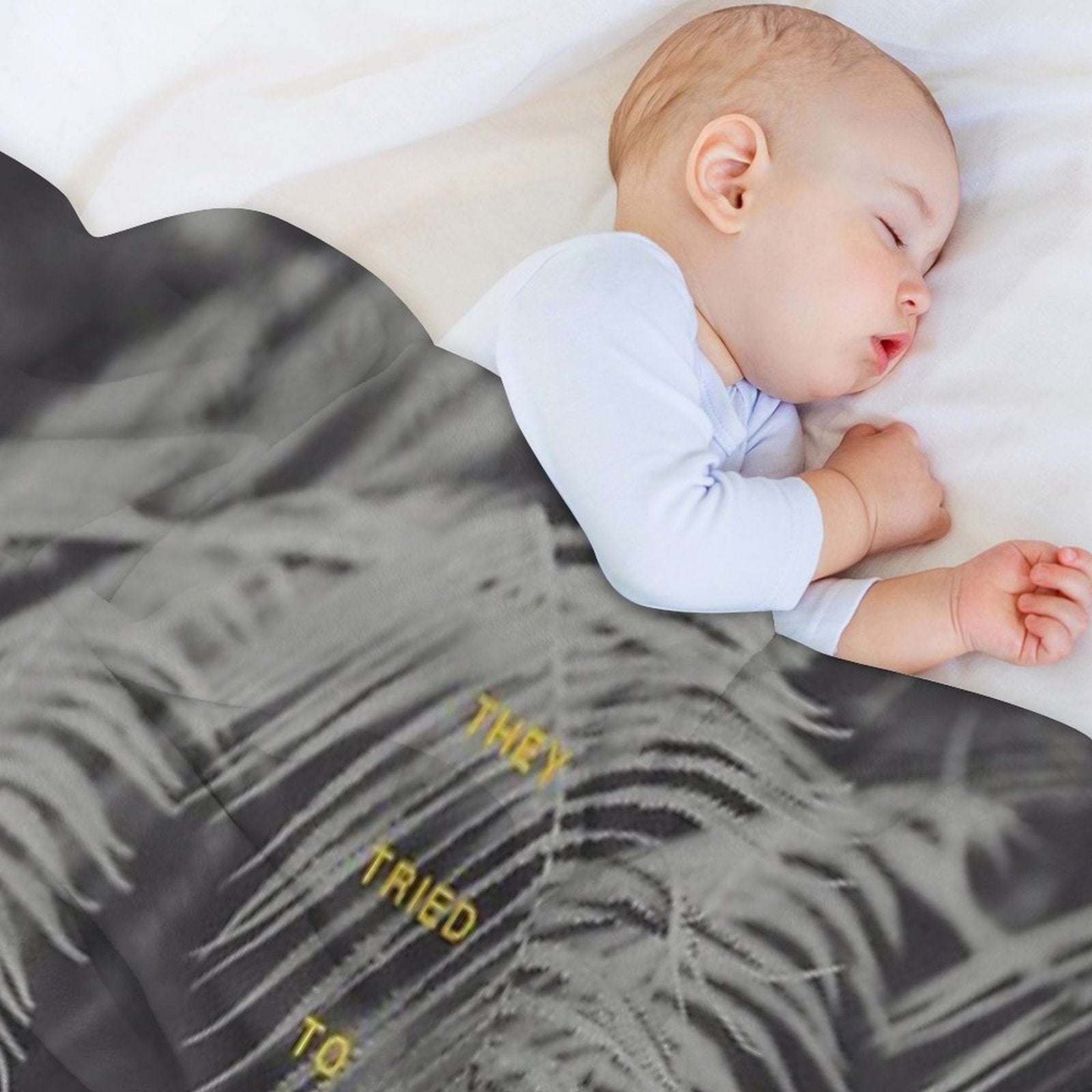 Bury Us Wrinkle-free Throw Blanket