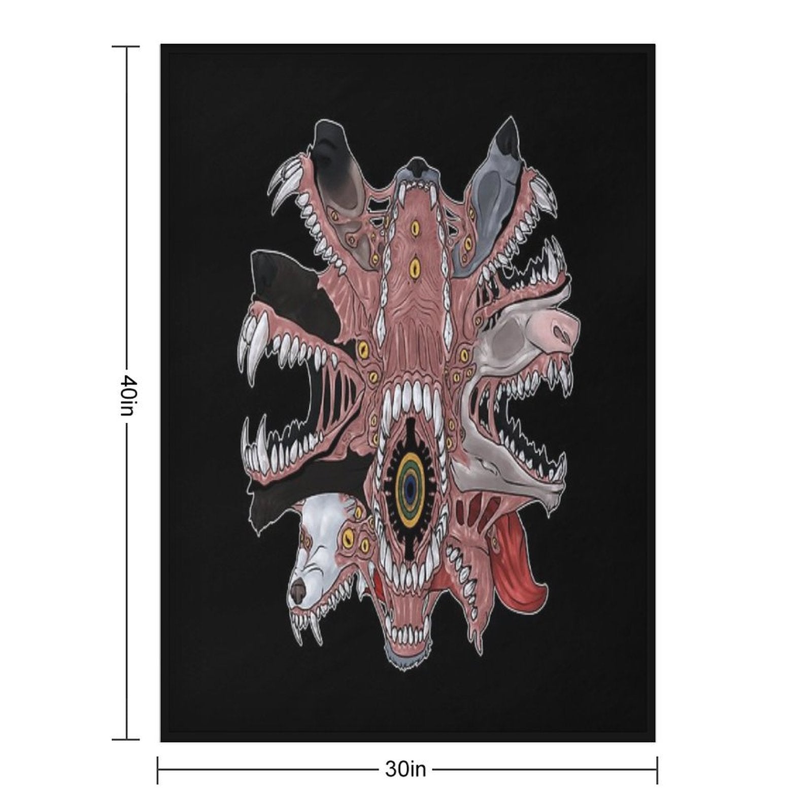 30 YARD GRIN Shrink-resistant Throw Blanket