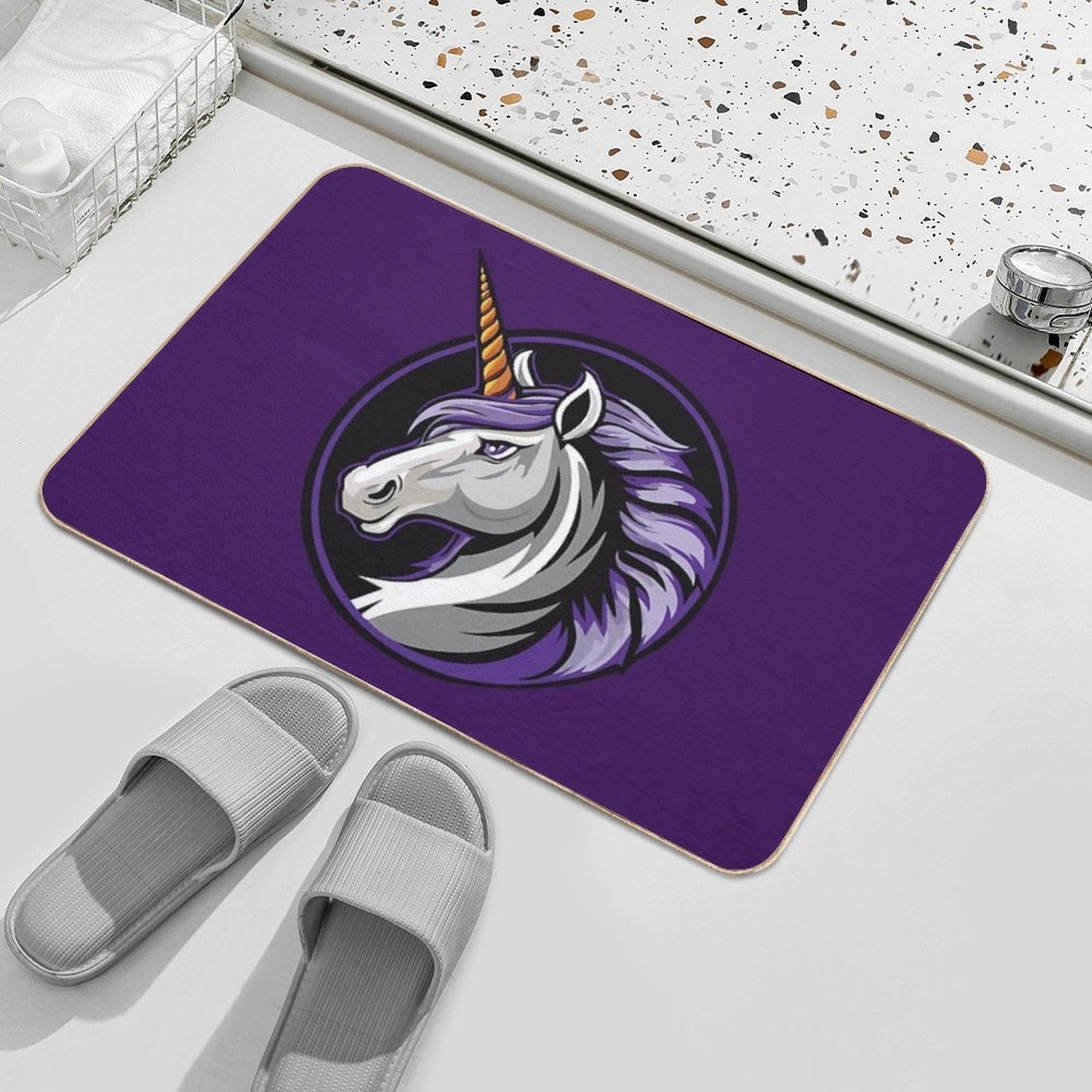 Legends Never Die  Slip-Resistant Bath Mat