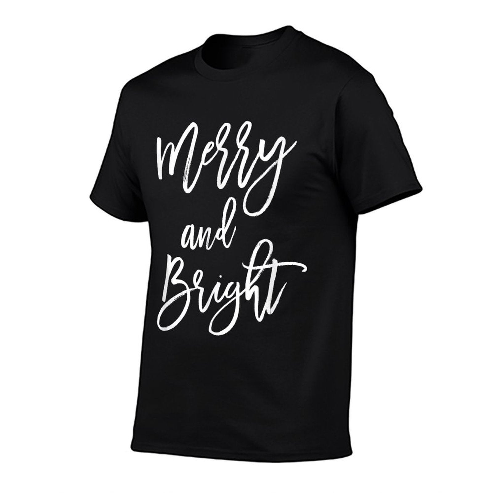 Merry And Bright Holiday Christmas  Breathable T-Shirt