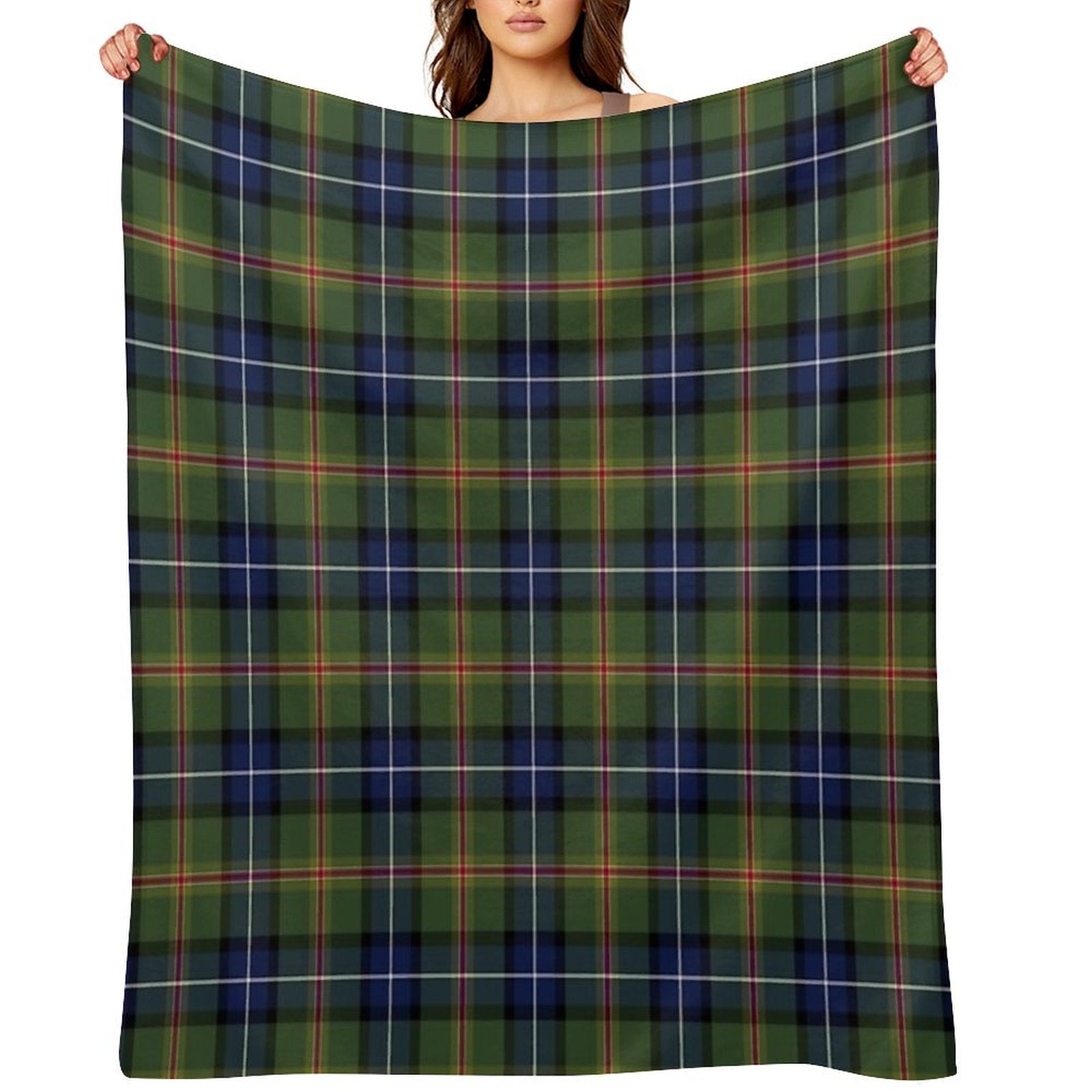 JONES Tartan  Welsh Family And Last Name Tartan Comfort Throw Blanket