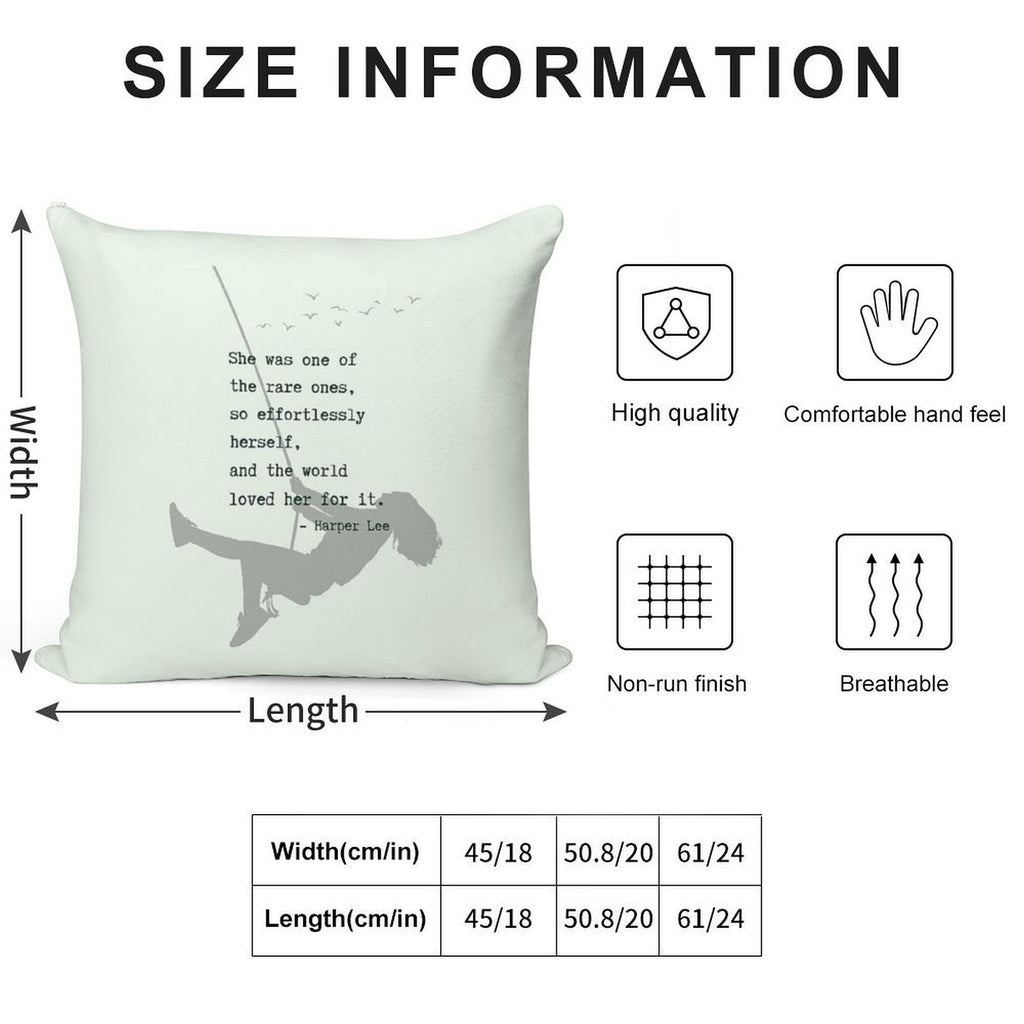 To Kill A Mockingbird Soft Gift Ready Throw Pillow