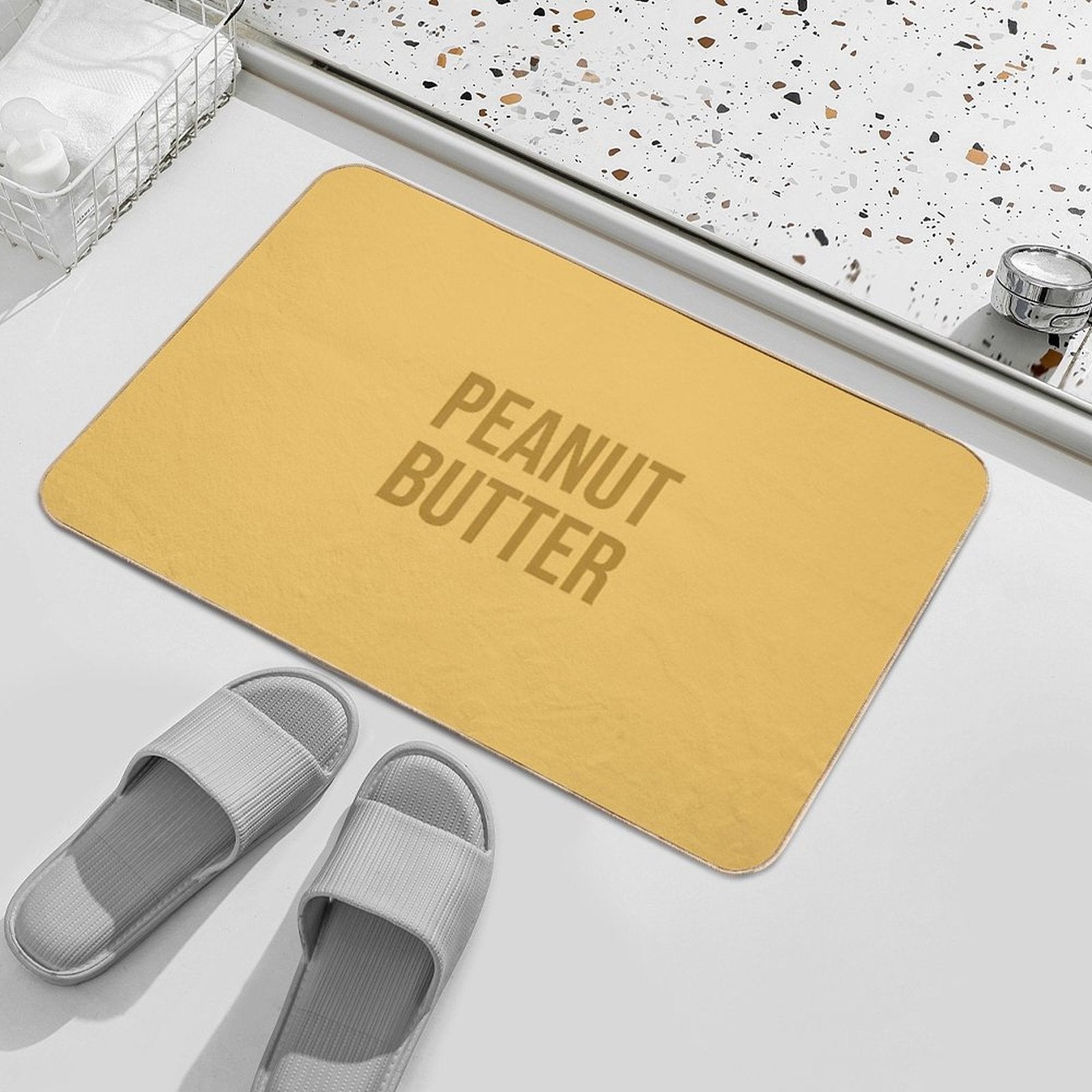 Peanut Butter Or Jelly - Shirt Sweatshirt, Cute PBJ Sandwich Peanut Butter Jelly Food Junkie Foodie Couple Matching Shirts Funny  Long-Lasting Bath Mat