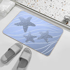Blue Starfish  Toxin-Free Bath Mat