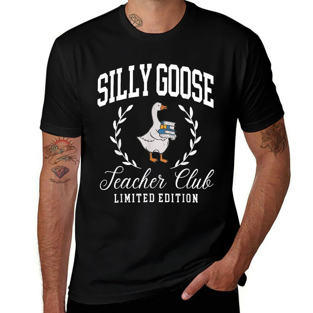 Funny Silly Goose Teacher Club Teacher Appreciation Gifts  Versatile T-Shirt