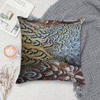 Pheasant Feathers Soft Ultra-Soft Texture Throw Pillow