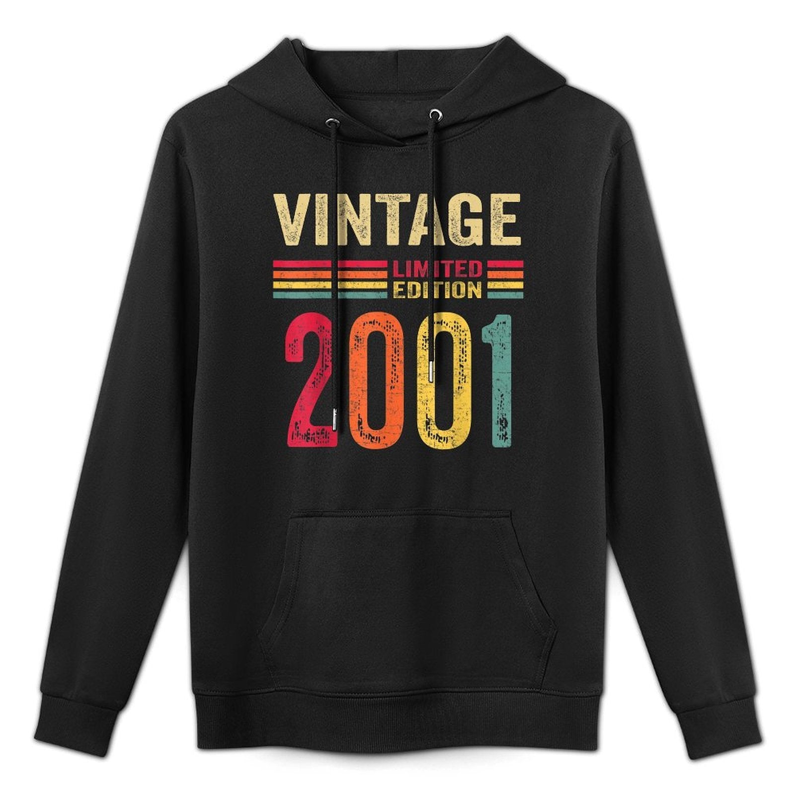 21 Year Old Gifts Vintage 2001 Limited Edition 21st Birthday Relaxed Fit Hoodie