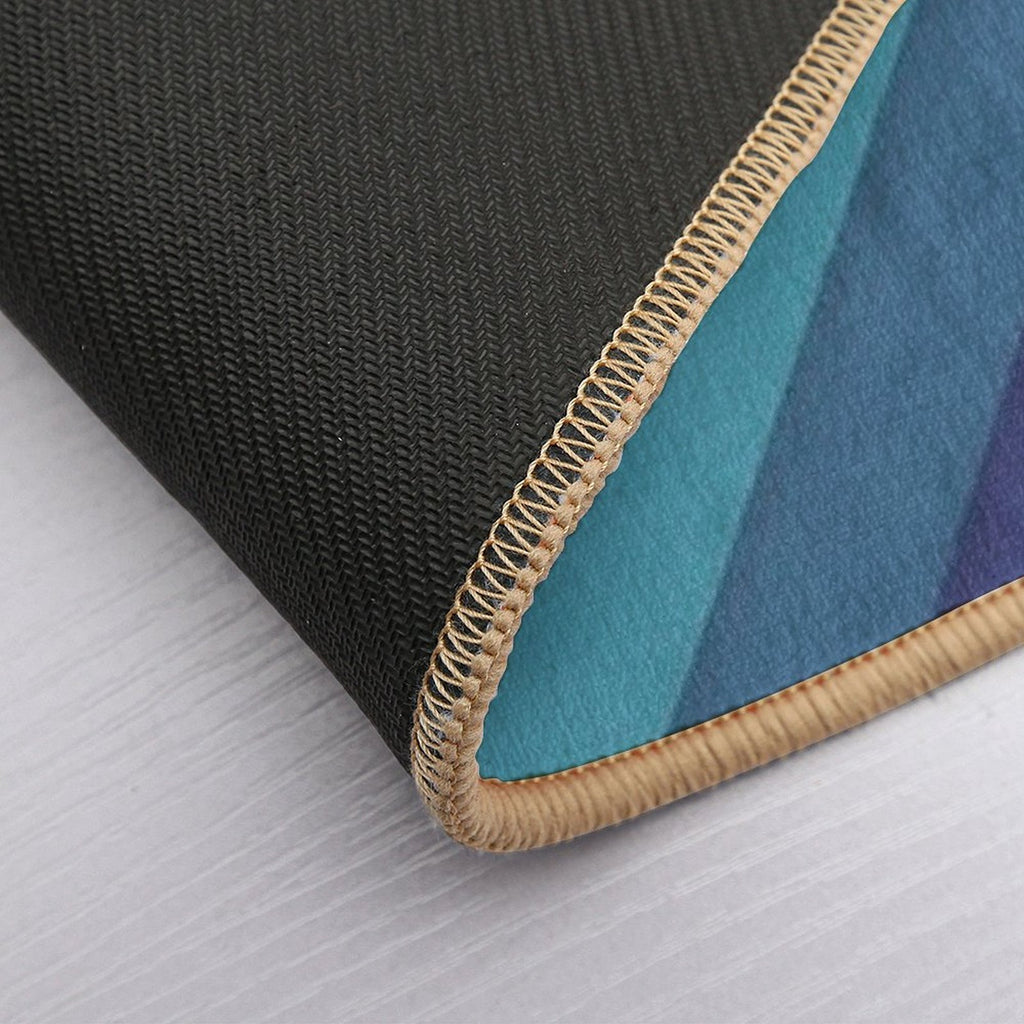 Retro Chevrons 002  Rapid-Drying Bath Mat