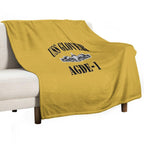 USS GLOVER (AGDE-1) SHIP'S STORE Wrinkle-free Throw Blanket