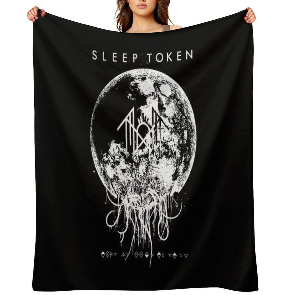 Original Merchandise Sleep Token - Whispers And Swings in A Playground of Worship Quick-dry Throw Blanket