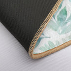 Watercolour Leaves 04  Pet-Safe Bath Mat