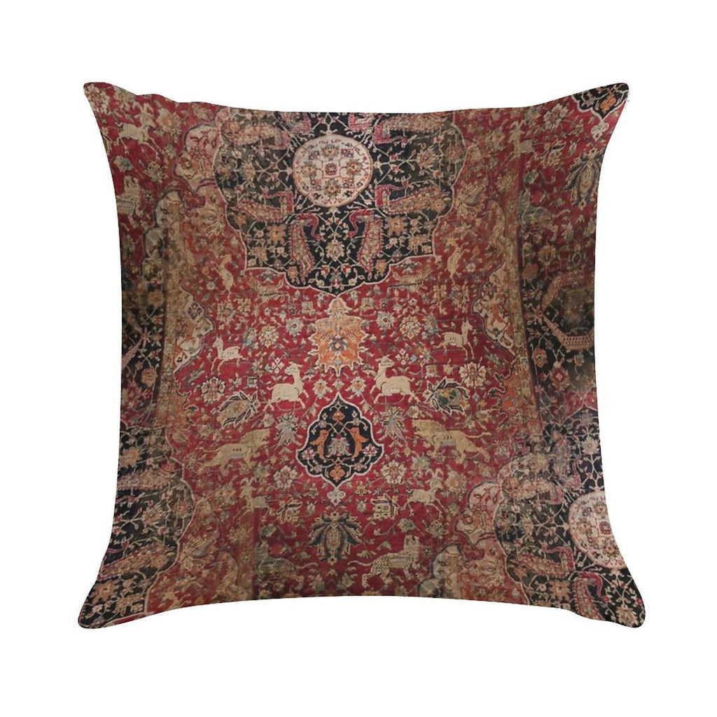 Persian Carpet Soft Luxury Feel Throw Pillow