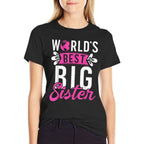 Worlds Best Big Sister  Polyester Blend T-Shirt