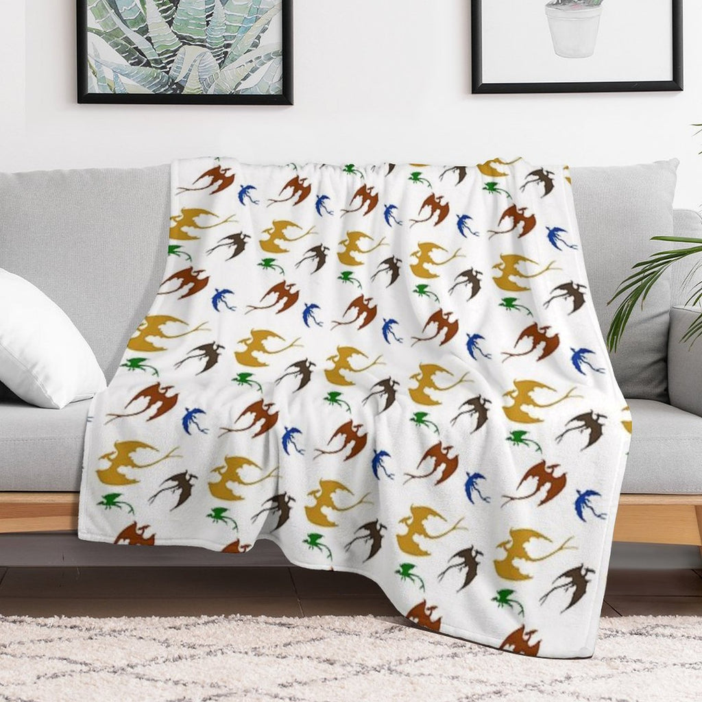 Dragons Anti-pilling Throw Blanket