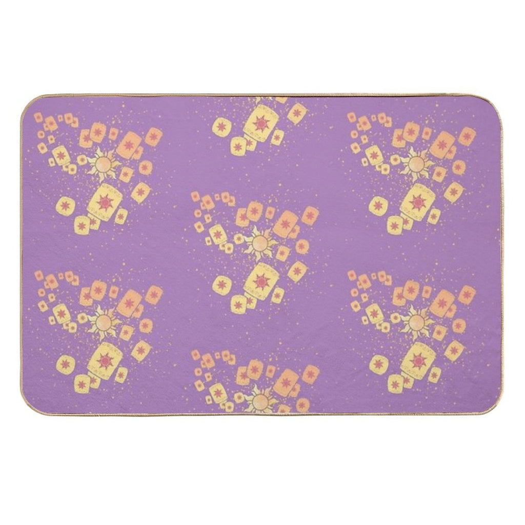 Lantern Light Tangled Durable Bath Mat