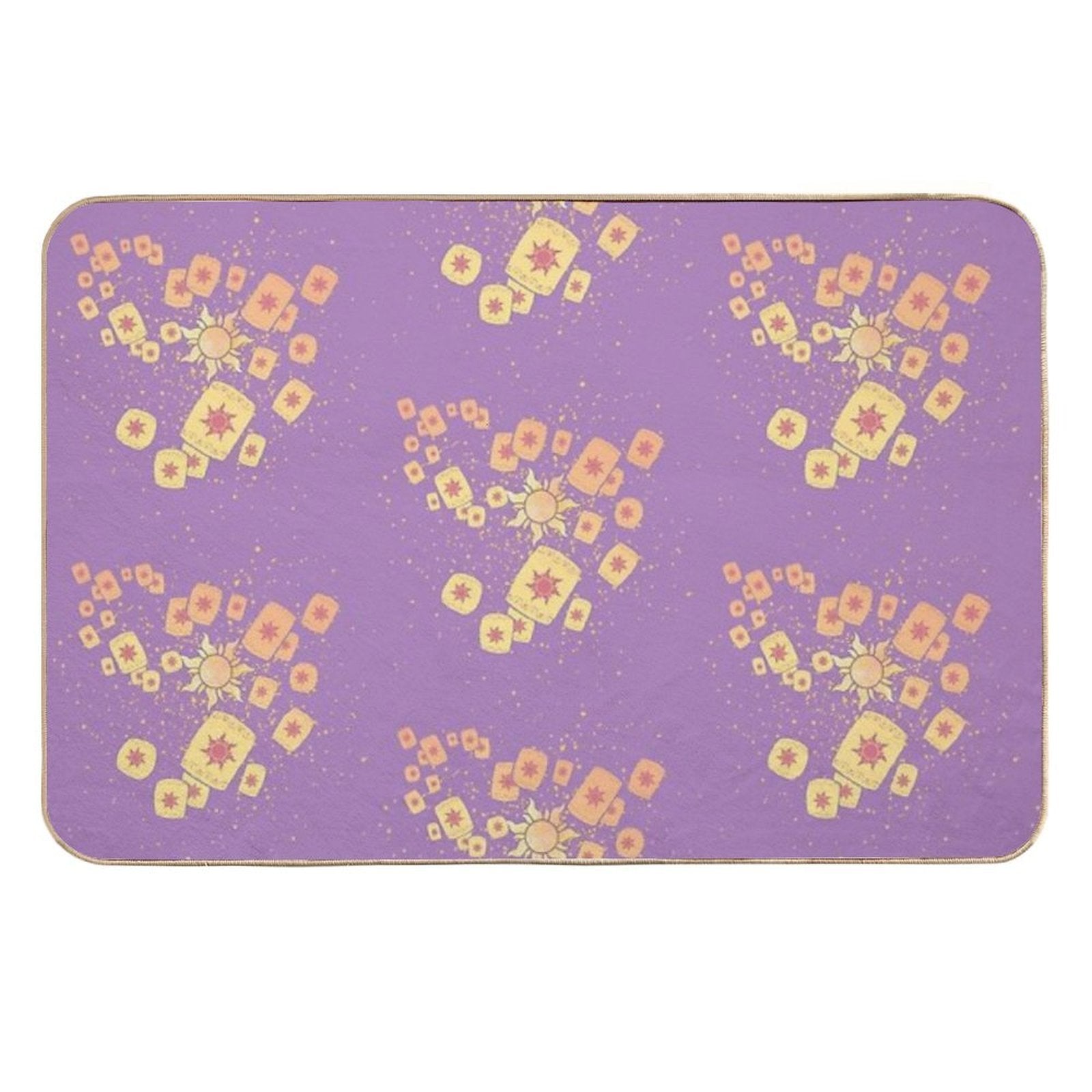 Lantern Light Tangled Durable Bath Mat