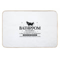 Funny Bathroom Description  Slip-Resistant Bath Mat