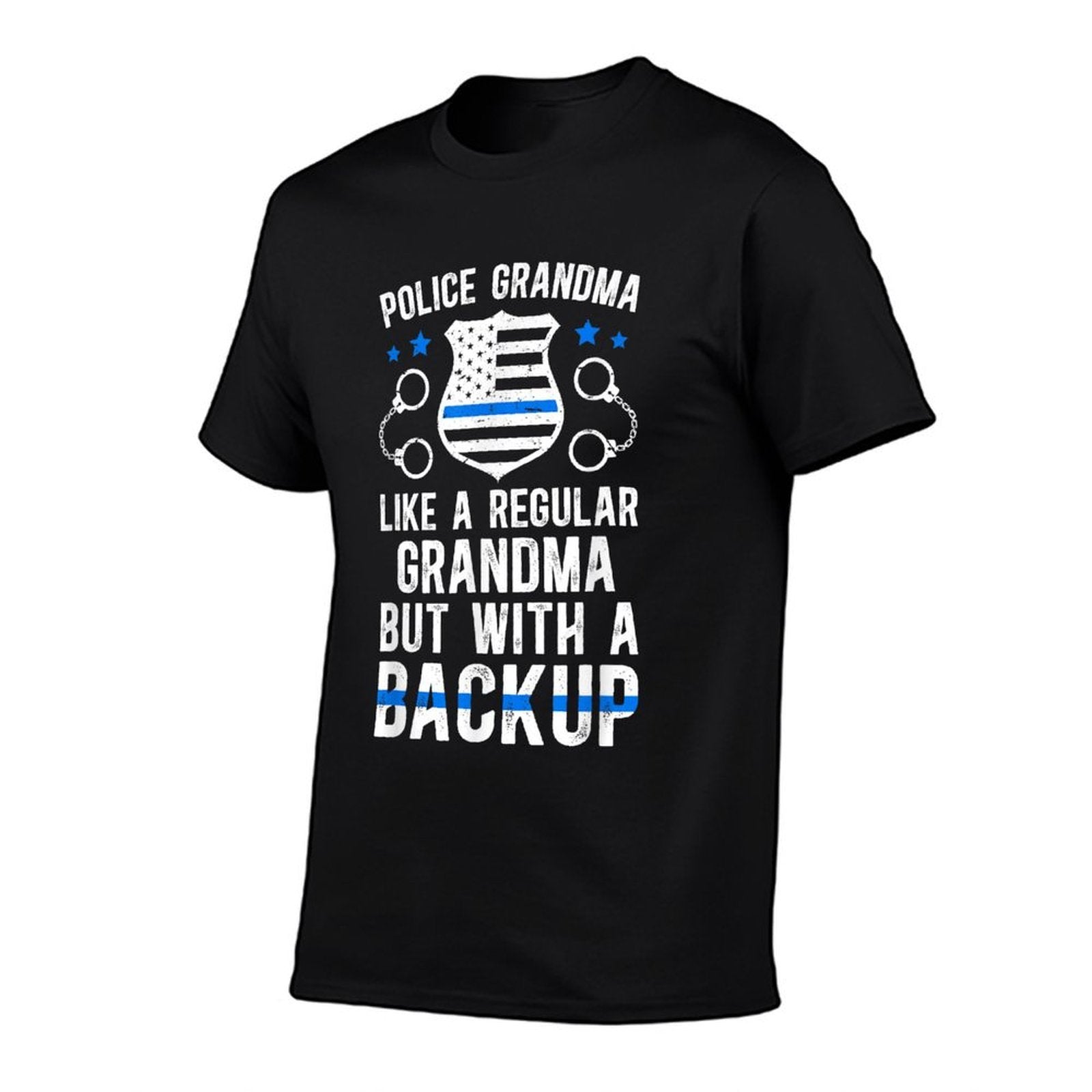 Police Grandma Proud Grandma Of A Police Officer Grandmother  Graphic-printed T-Shirt