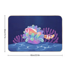 Pink Skunk Clownfish  Non-Slip Bath Mat