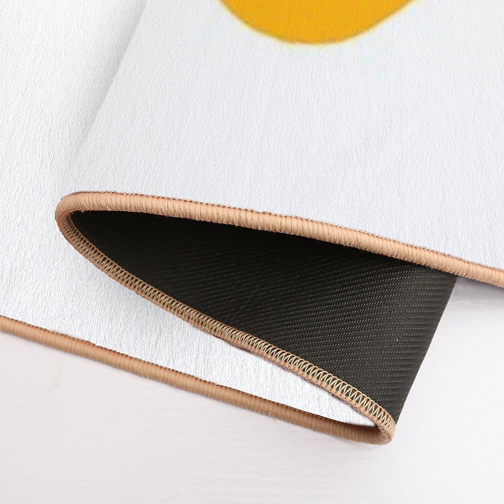 Dinosaur Feet  Dino Footprints  Mustard Yellow  Toxin-Free Bath Mat