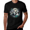 Funny Three Dog Moon, 3 Harlequin Great Dane, Weird Meme Men Women Kids  Heathered Texture T-Shirt