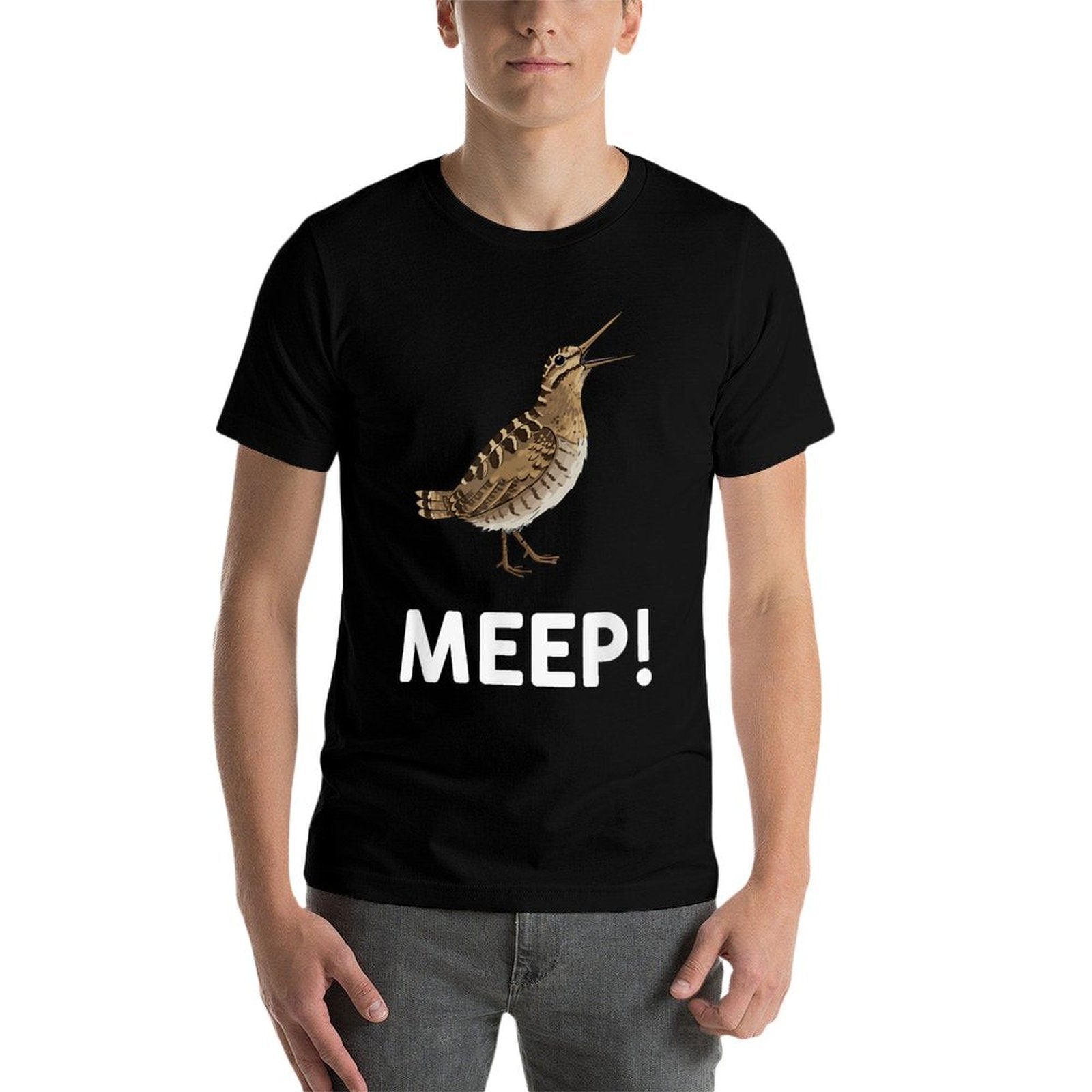 Meeb Meme Bird Saying Meep Bird American Woodcocks Meep  Breathable T-Shirt