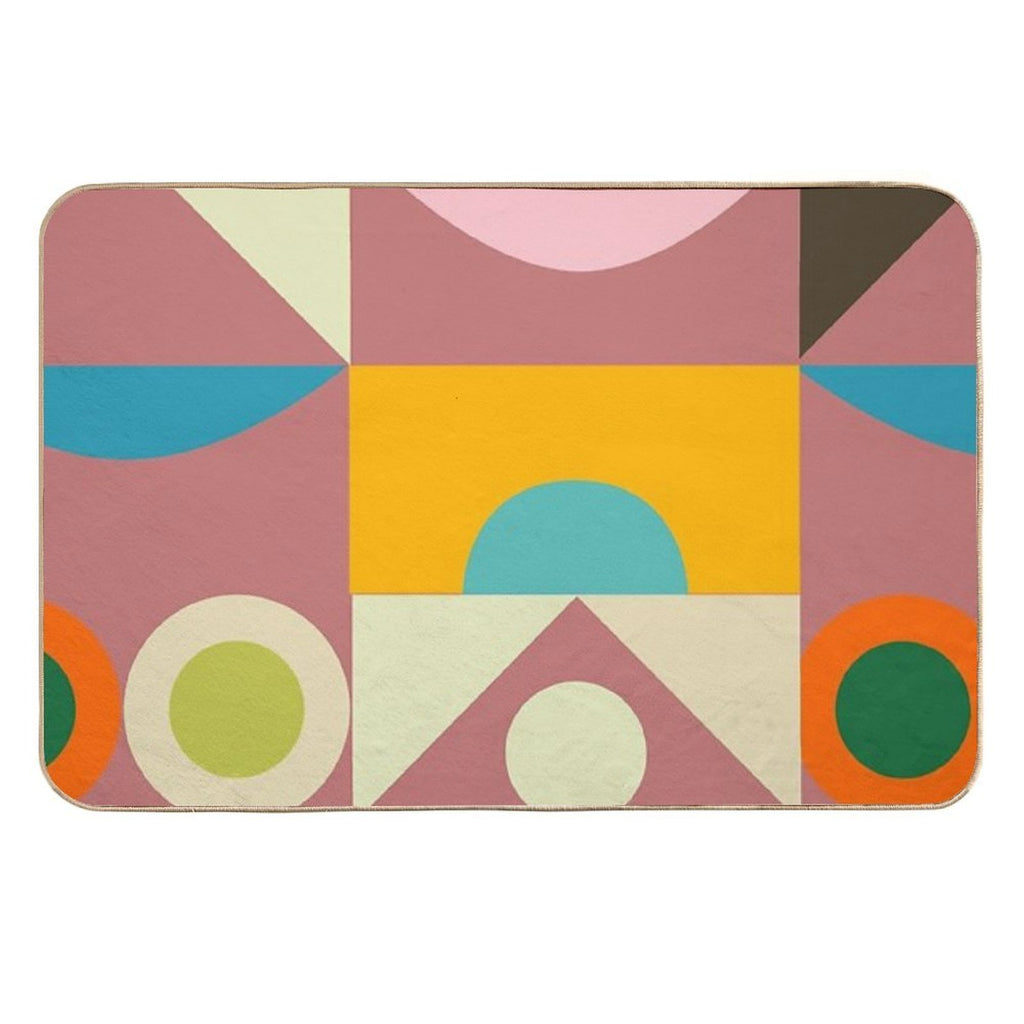 Club Mod Dance Pink  Long-Lasting Bath Mat