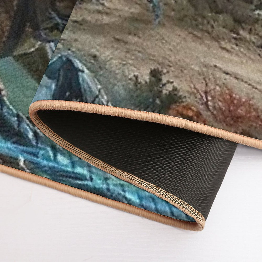 ARK Extinction Dino Fight  Repositionable Bath Mat