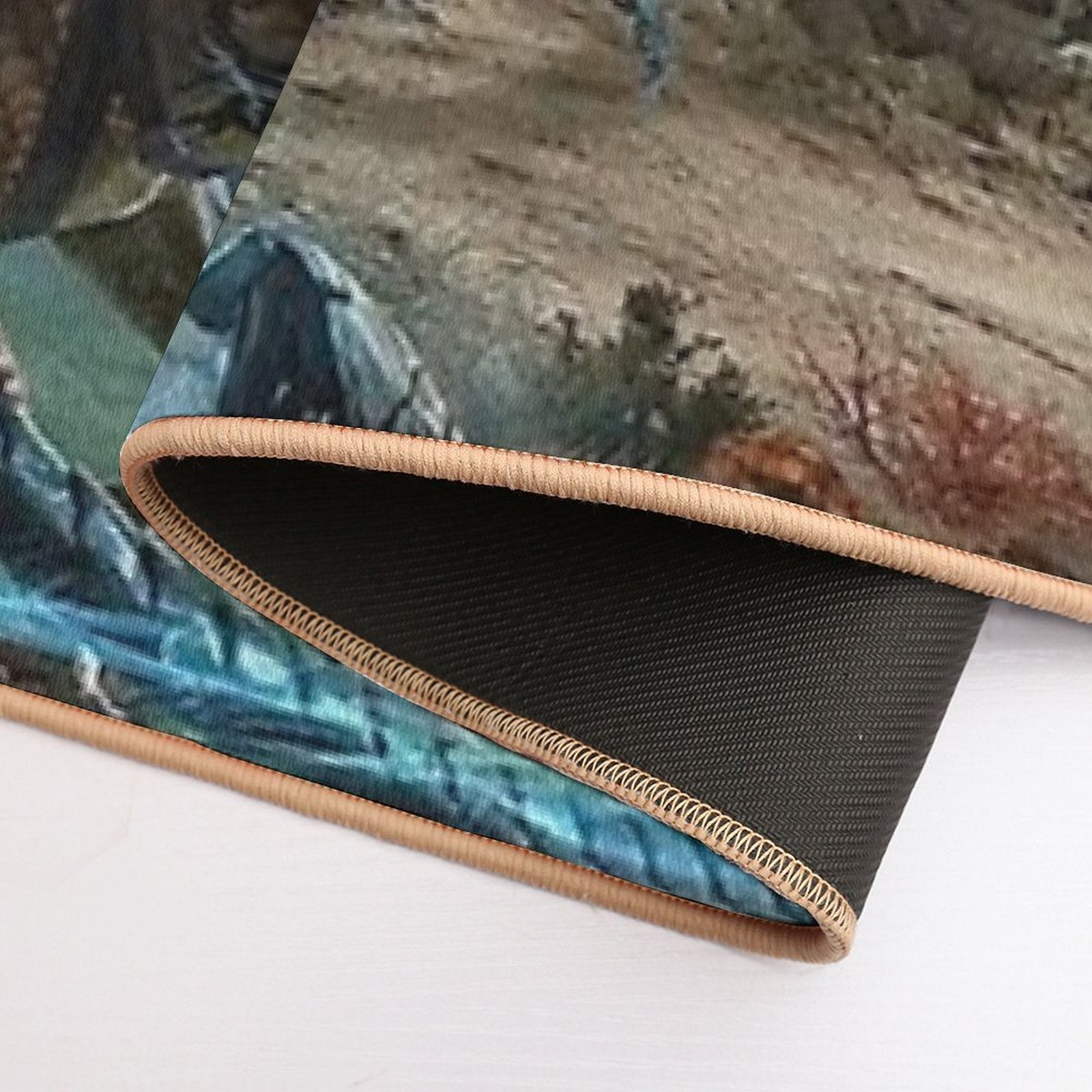 ARK Extinction Dino Fight  Repositionable Bath Mat