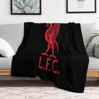 Red Liverpool LFC Bird Eco-conscious Throw Blanket