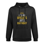 Happy It's My Uncle's 80th Birthday 1945 80 Years Old Layering Staple Hoodie