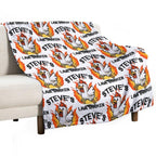 Steve's Lava Chicken Minecraft Movie All-season Throw Blanket