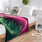 Elphaba & Glinda Wicked The Musical Defying Gravity Wrinkle-free Throw Blanket