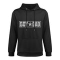 Retro Dad Of Boy Est. 2025 Logo Father Boys To Be 2025 Daddy Cotton-Polyester Blend Hoodie