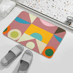 Club Mod Dance Pink  Long-Lasting Bath Mat