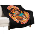 Steves Lava Chicken - Steve Eating Hot Lava Chicken Comfort Throw Blanket