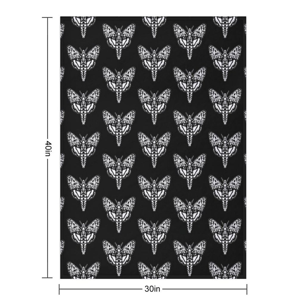 Death's Head Moth Versatility Throw Blanket