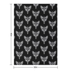 Death's Head Moth Versatility Throw Blanket