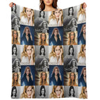Dalida Collage Multi-functional Throw Blanket