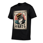 If They Talk Behind Back Fart Sigma Wolf Japanese Meme  Lightweight T-Shirt