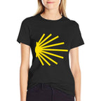 Camino De Santiago Scallop Shell Trail Symbol POCKET PATCH  Quick-drying T-Shirt