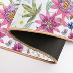 Delicate Flower Meadow  High-Traffic Bath Mat