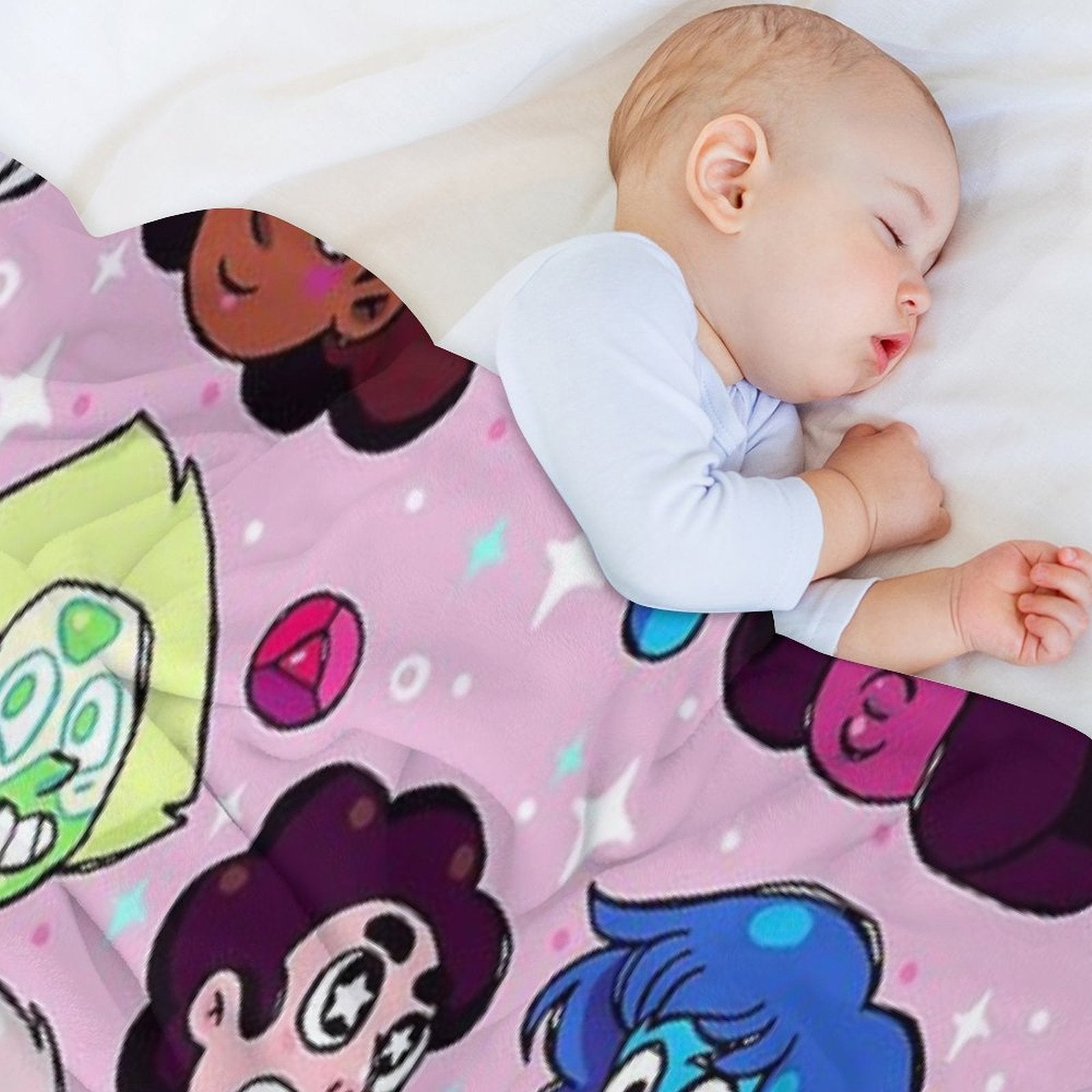 Crystal Gem Friends Premium Throw Blanket
